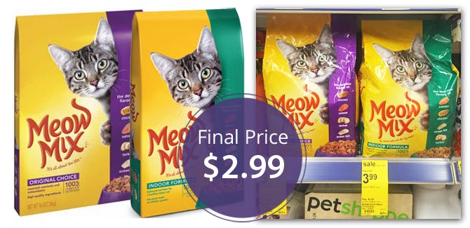 Meow Mix Cat Food, Only 2.99 at Walgreens! The Krazy Coupon Lady