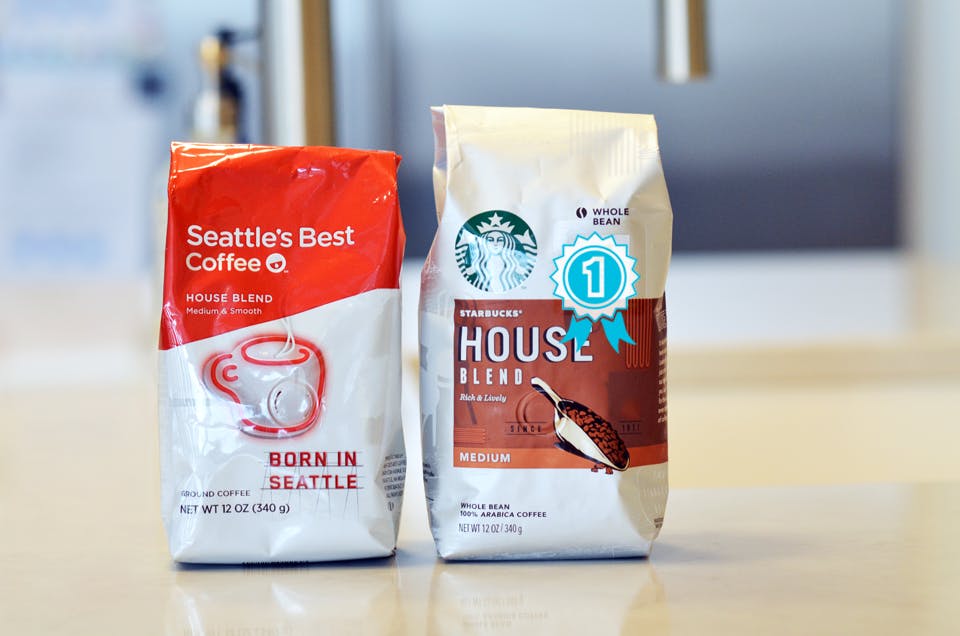 Seattle's Best vs. Starbucks coffee