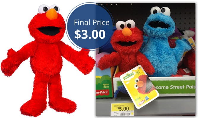 sesame street plush toys walmart