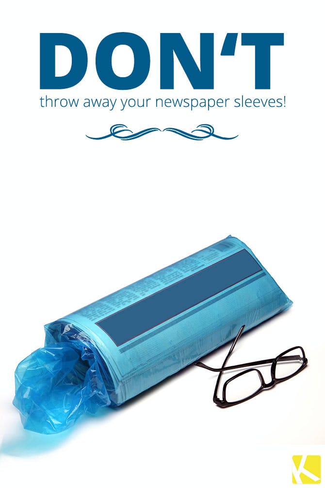 8 Innovative Ways to Reuse Your Plastic Newspaper Sleeves