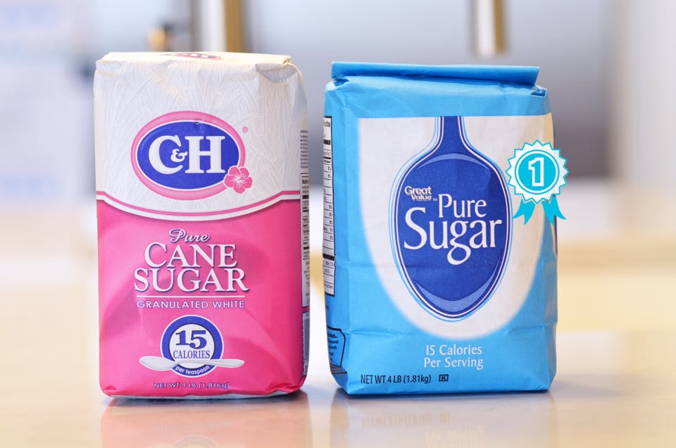 C&H vs. Great Value Sugar