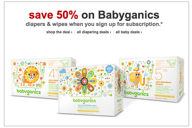 target babyganics diapers