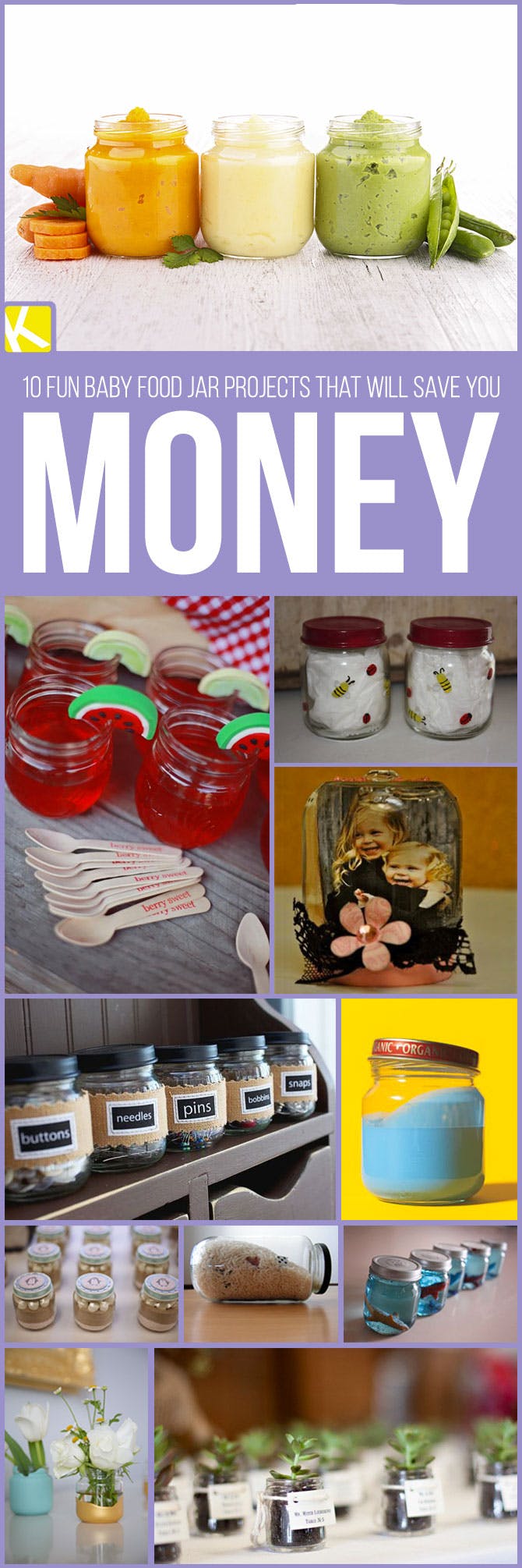 10 Fun Baby Food Jar Projects That Will Save You Money
