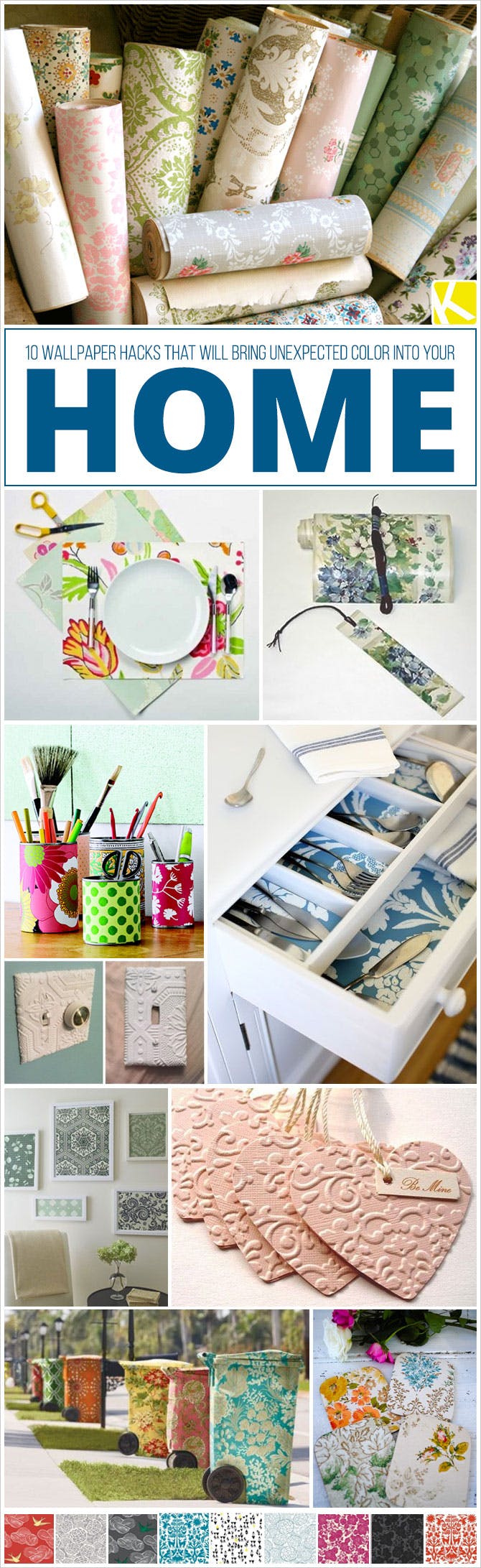 10 Wallpaper Hacks That Will Bring Unexpected Color Into Your Home