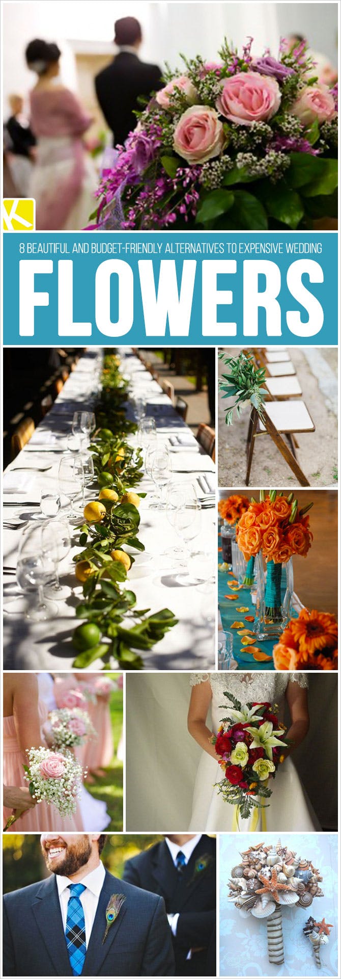 8 Beautiful and Budget-Friendly Alternatives to Expensive Wedding Flowers
