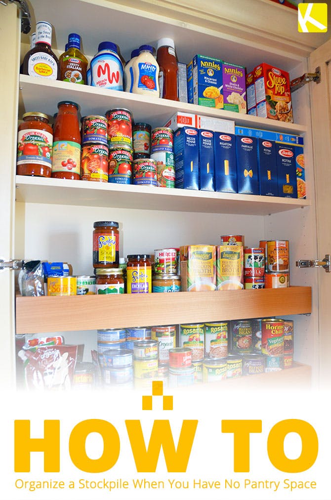 The Top 5 Ways to Organize a Stockpile When You Have No Pantry Space