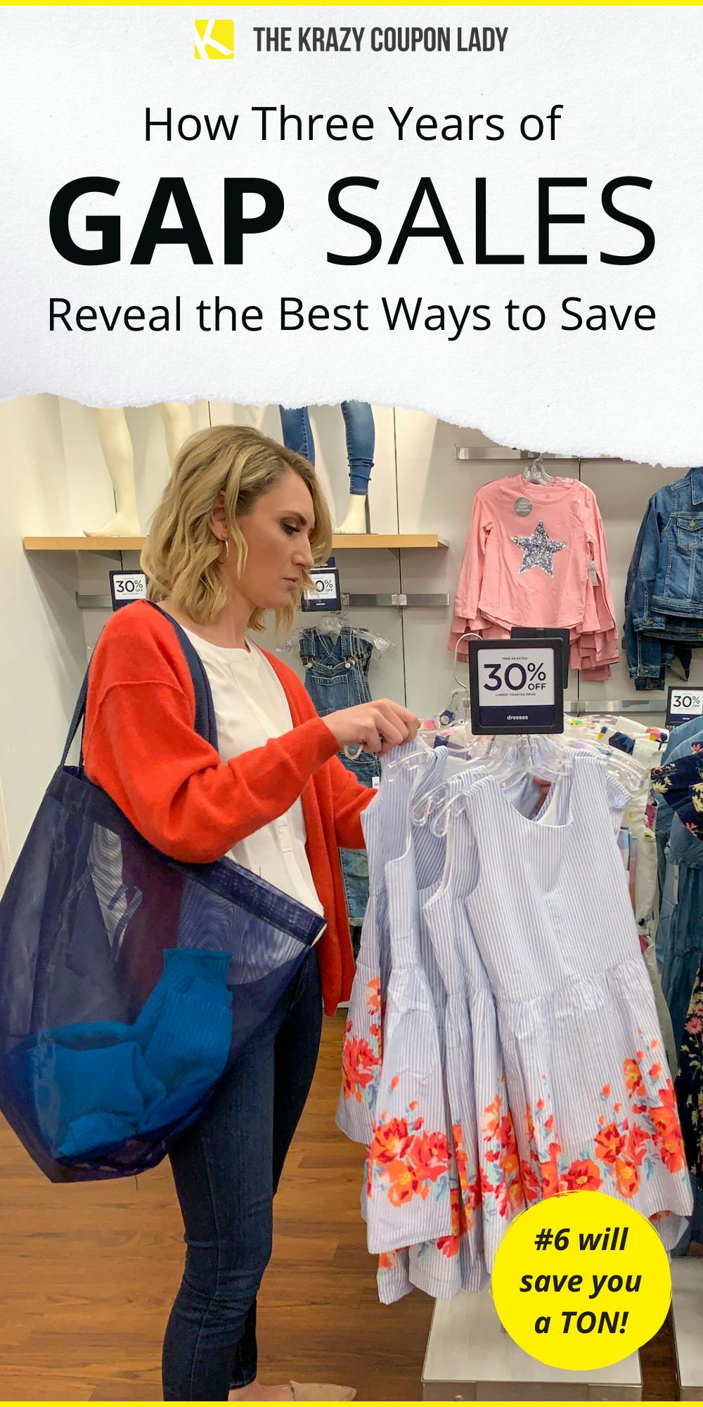 How Three Years of Gap Sales Reveal the Best Ways to Save