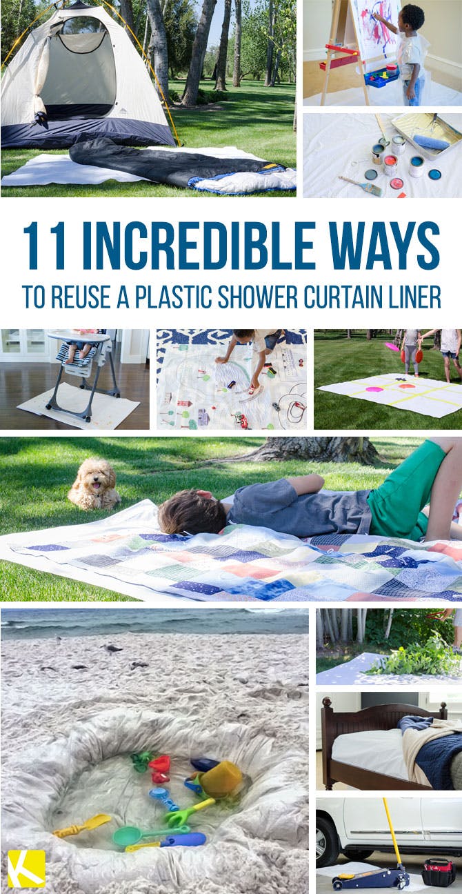11 Incredible Ways to Reuse a Shower Curtain Liner