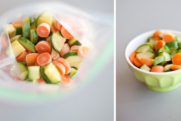 Freeze Chopped Vegetables