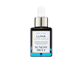 a 1.18-ounce bottle of Sunday Riley Luna Sleeping Retinoid Night Oil from Sephora
