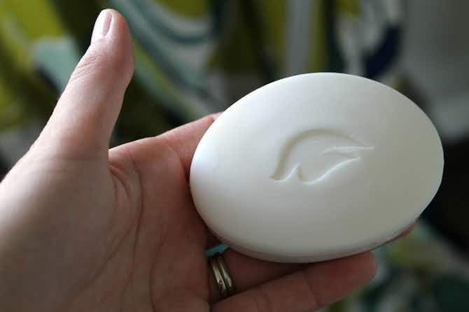 Use white bar soap to cover mail holes