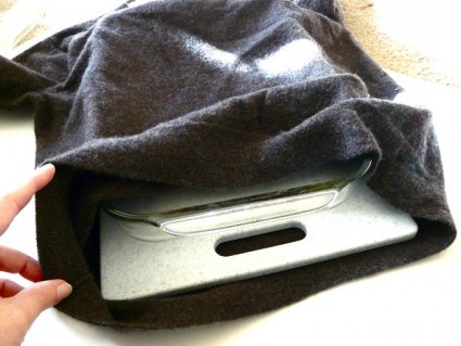 wrap breakables in linens and towels when moving