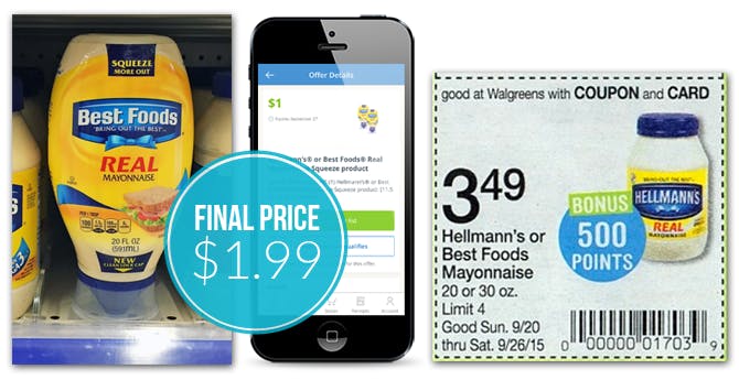 Best Foods or Hellmann's Mayo, Only $1.99 at Walgreens! - The ...