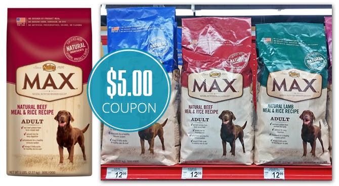 nutro max dog food coupons