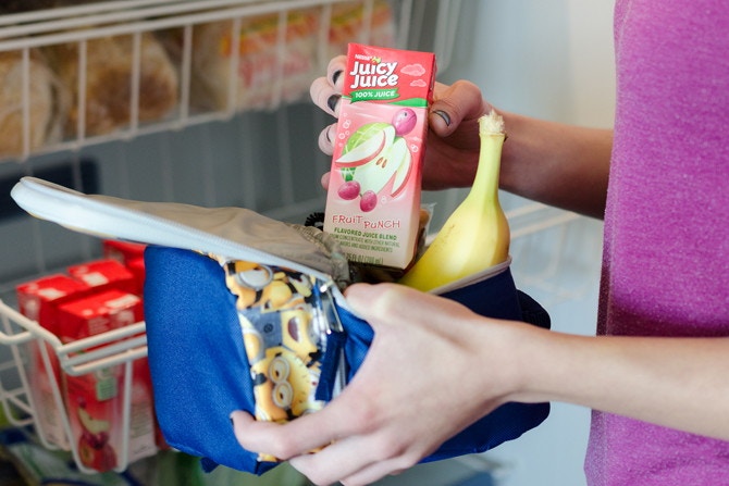 Freeze beverages and use them as ice packs