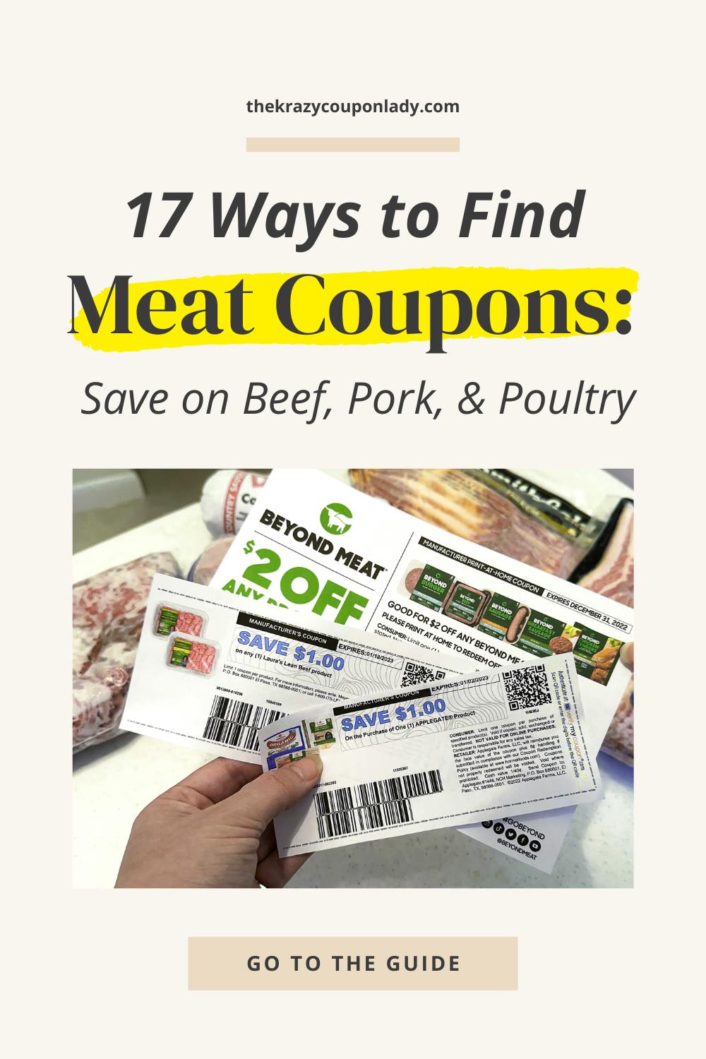 16 Ways to Find Coupons for Meat: Save on Beef, Pork & Poultry