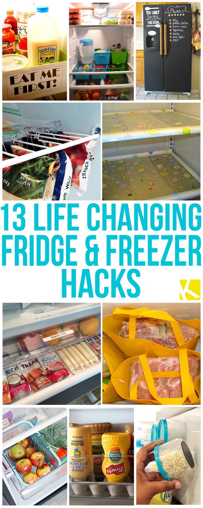 13 Life Changing Fridge and Freezer Hacks