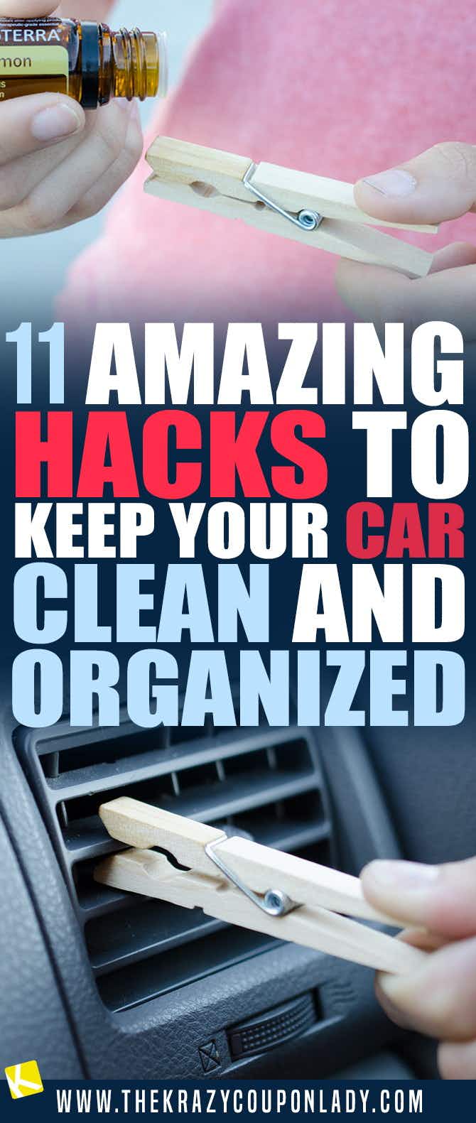 11 Amazing Hacks to Keep Your Car Clean and Organized