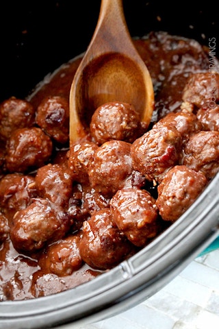 cranberry-meatballs