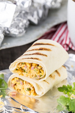 Southwest Make-Ahead Breakfast Burritos