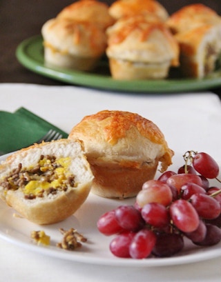 stuffed breakfast biscuits