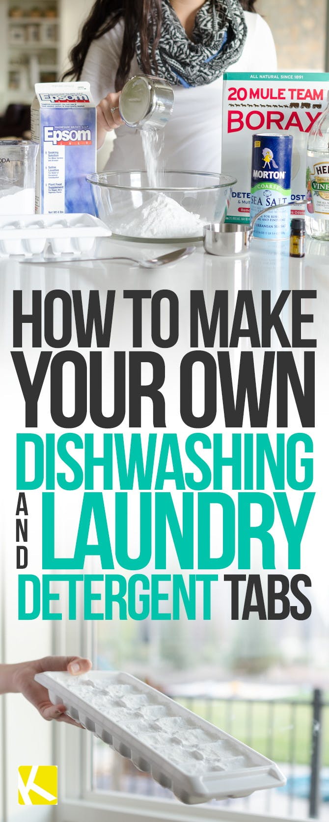 So Easy! Make Your Own Dishwashing & Laundry Detergent Tabs The Krazy Coupon Lady