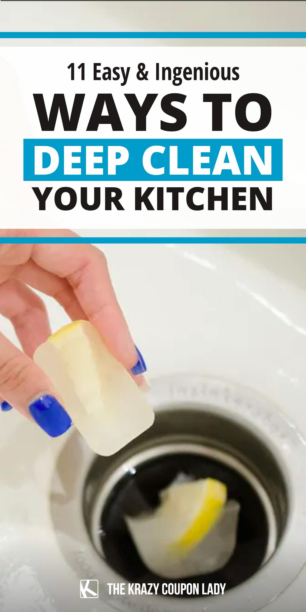 11 Easy & Ingenious Ways to Deep Clean Your Kitchen