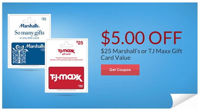$5.00 Off Marshall's or TJ Maxx Gift Card at Rite Aid! - The ...