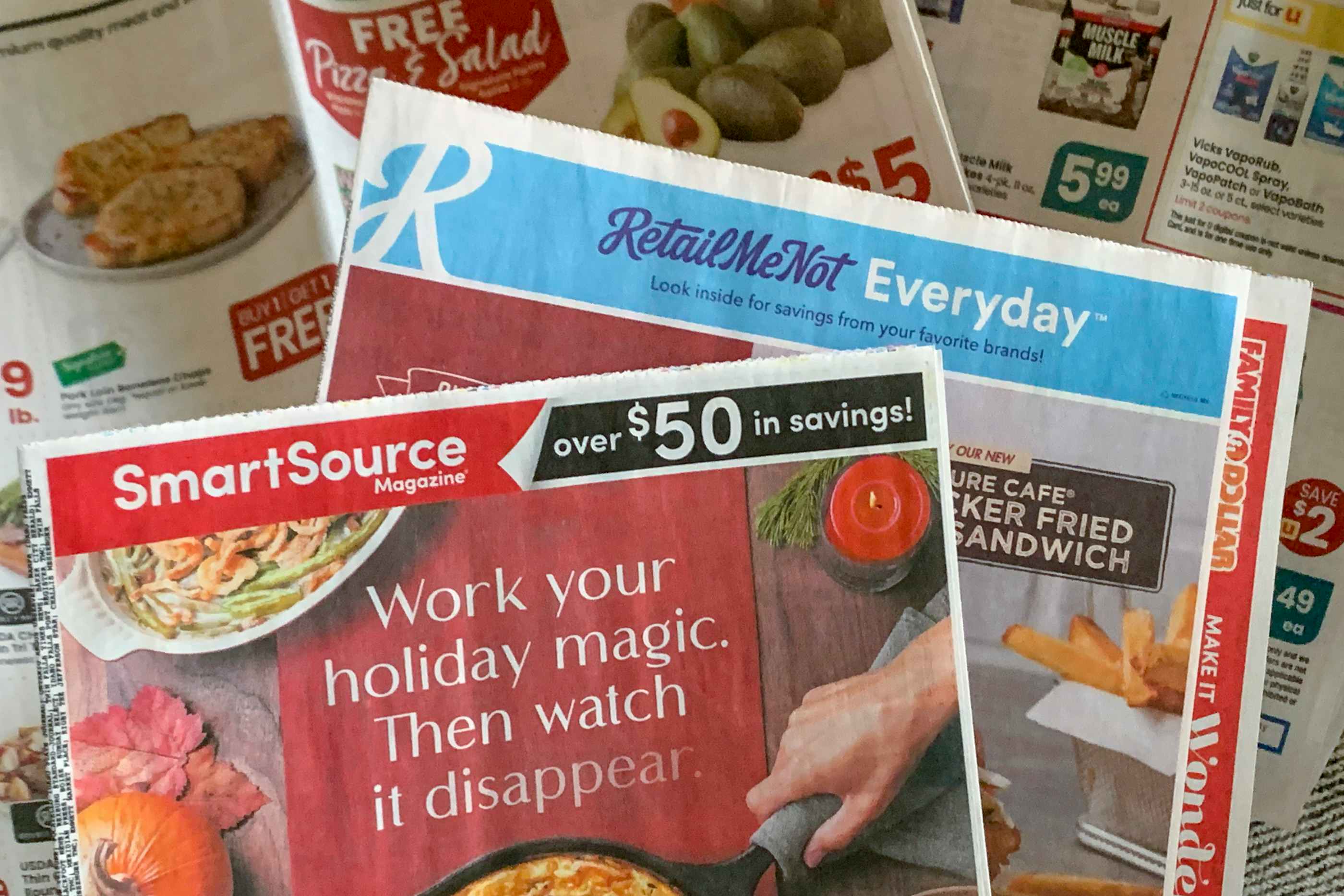 Smart source and retail-me-not newspaper inserts
