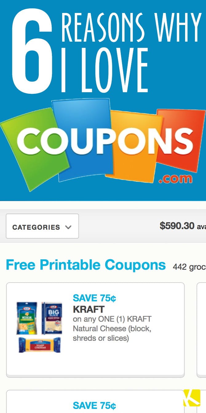 6 Reasons Why I Love Coupons.com