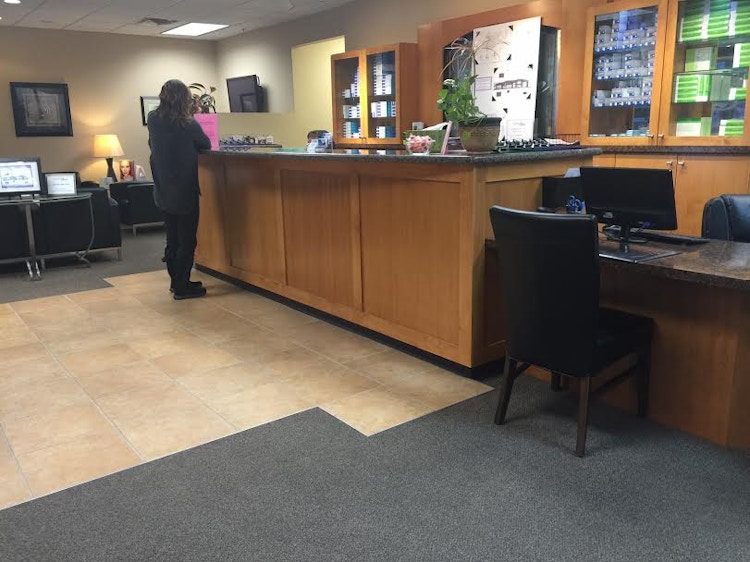 Optetrician waiting area