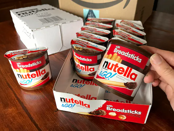 Nutella & Go Snack 12-Pack, as Low as $7.07 After Amazon Coupon