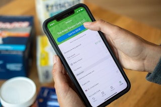 A checkout 51 app displaying the cash out page.