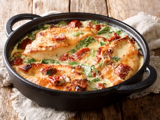 Creamy Tuscan Chicken with Sun-Dried Tomatoes and Spinach recipe