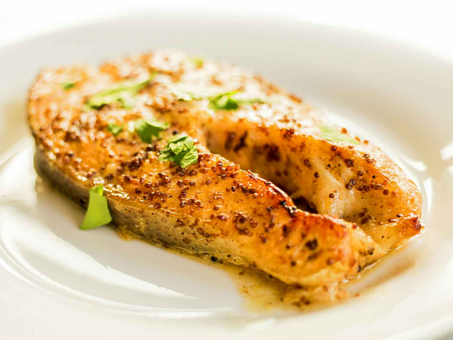 Honey Mustard Glazed Salmon recipe