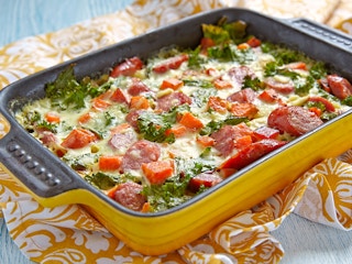 Sweet Potato and Kale Breakfast Casserole recipe