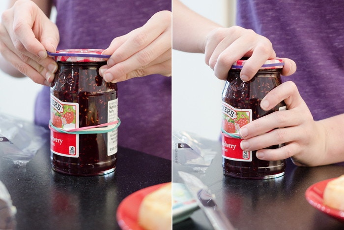 Open jars easier with rubber bands.