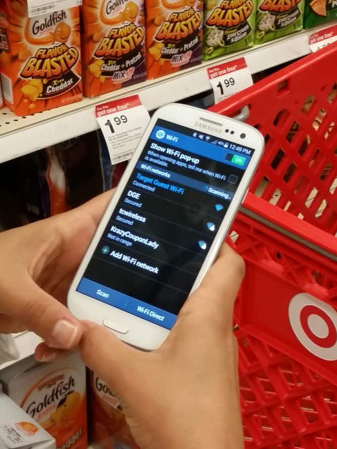 Free Wi-Fi at Target, Harris Teeter, and Kroger