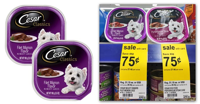 cesar dog food walgreens