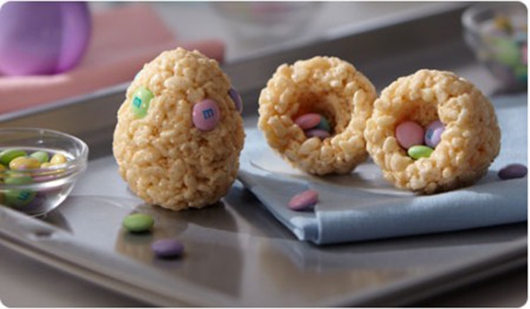 Easter egg hidden treats