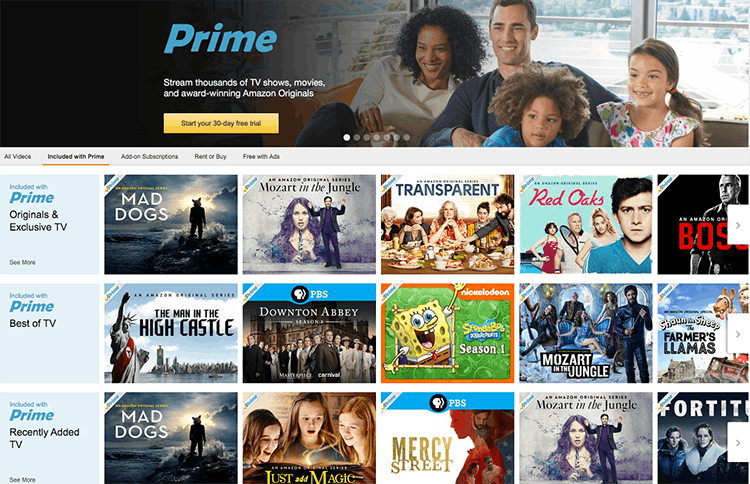 Amazon Prime TV