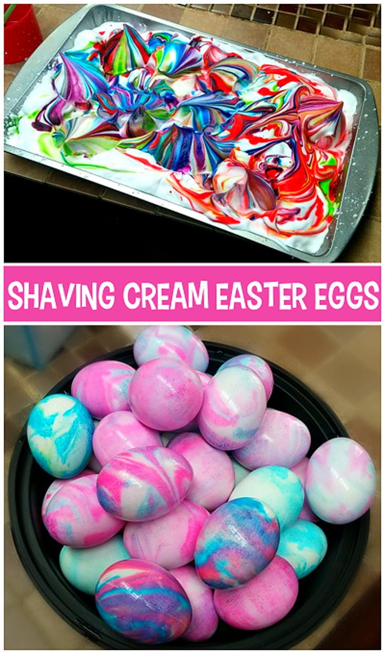 shaving-cream-easter-eggs
