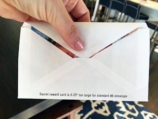 victorias secret number six envelope copy