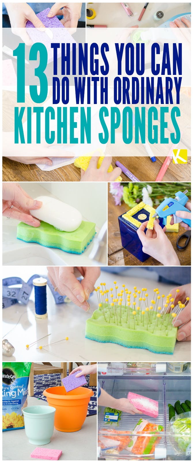 13 Ways to Use a Sponge That You've Never Thought of Before!