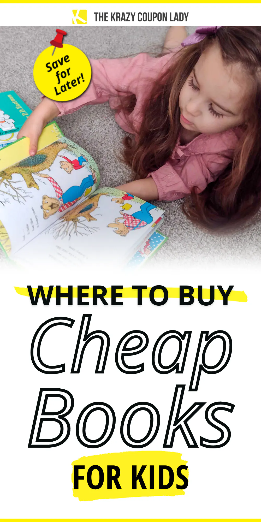 Cheap Kids' Books 8 Places to Shop Now The Krazy Coupon Lady