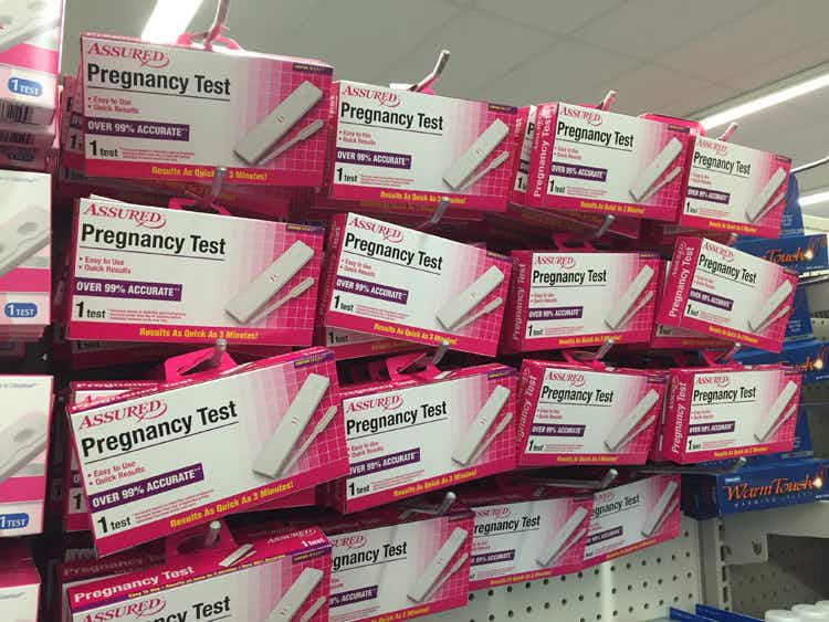 Purchase pregnancy tests at the dollar store.
