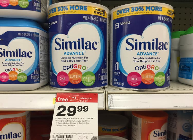 similac advance 12.4 oz target