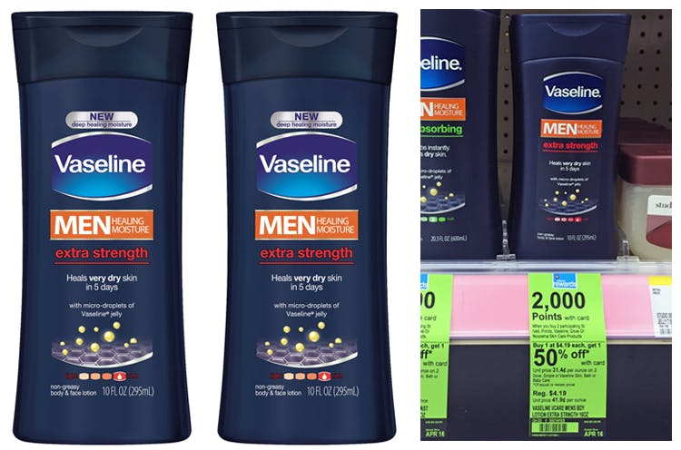 vaseline men's lotion coupon