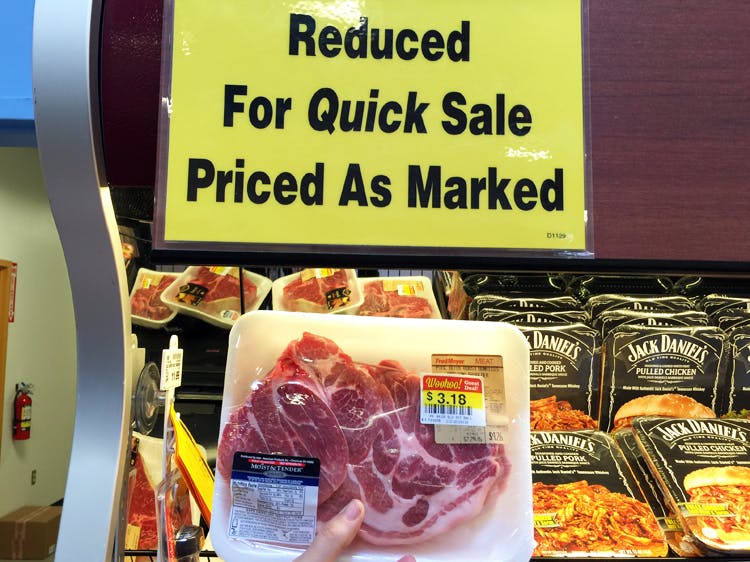 clearance meat
