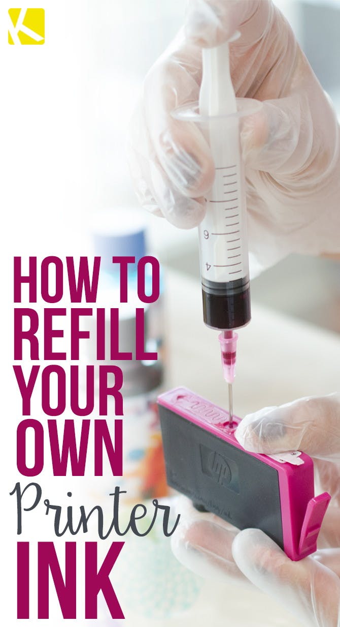 Here's How to Refill Your Own Printer Ink